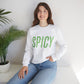 Spicy Glitch Logo Green | Unisex Sweatshirt