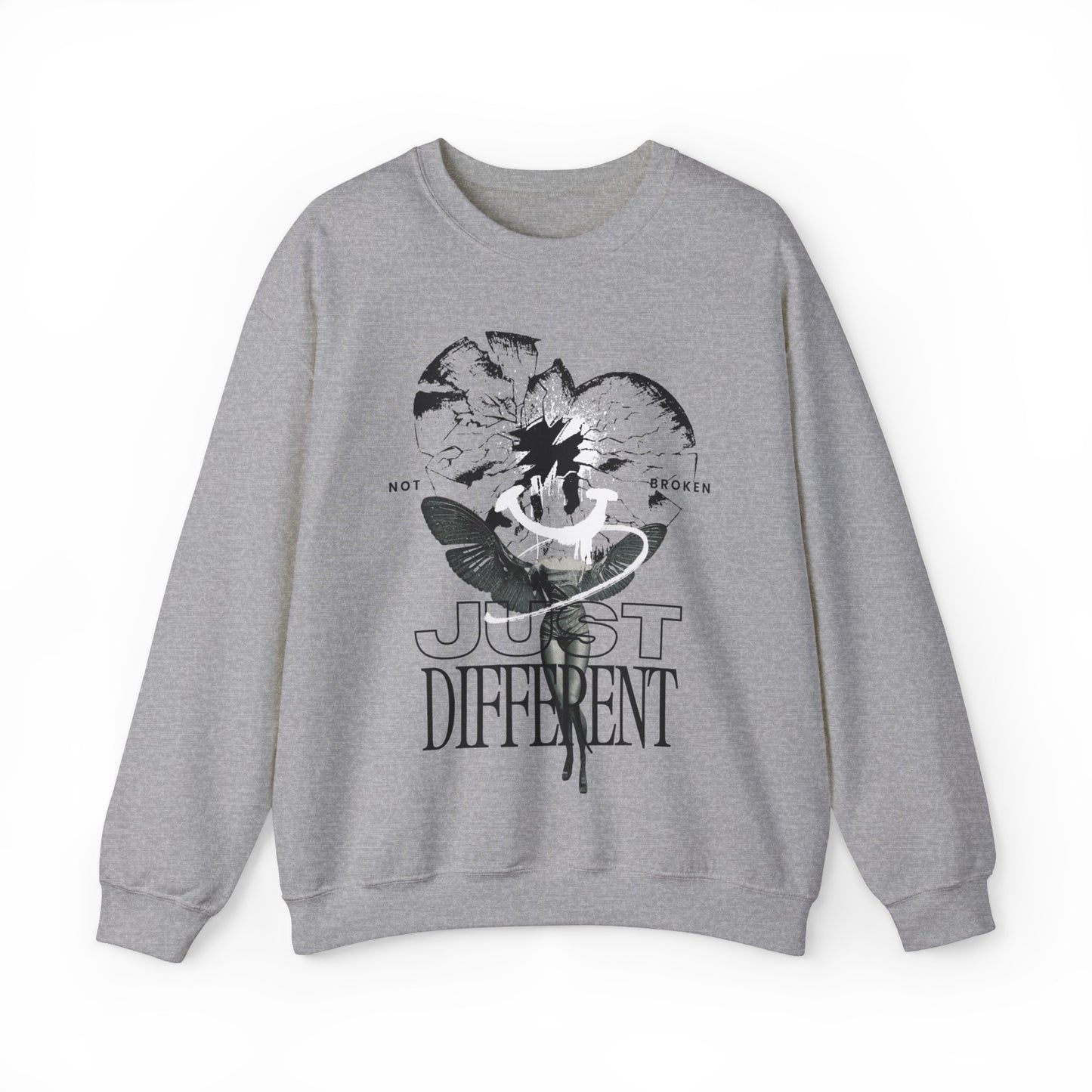 Not Broken Just Different | Unisex Sweatshirt