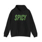 Spicy Glitch Logo Green | Unisex Hoodie with Pocket