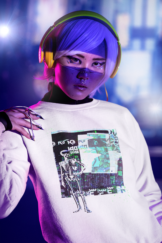 Skeleton Negatives Collage | Unisex Sweatshirt