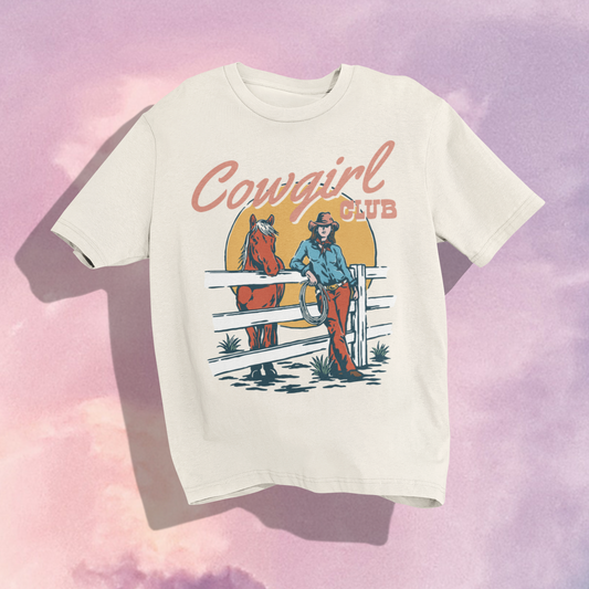 Cowgirl Club | Unisex Cotton T-Shirt